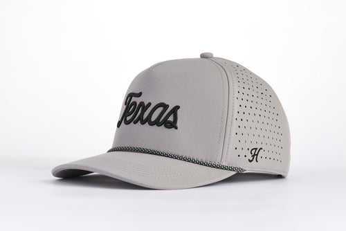 TEXAS ORIGINAL SCRIPT PERFORMANCE HAT - GREY